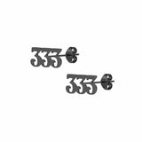 333 Angel Number Stud Earrings