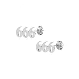 666 Angel Number Stud Earrings