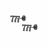 777 Angel Number Stud Earrings