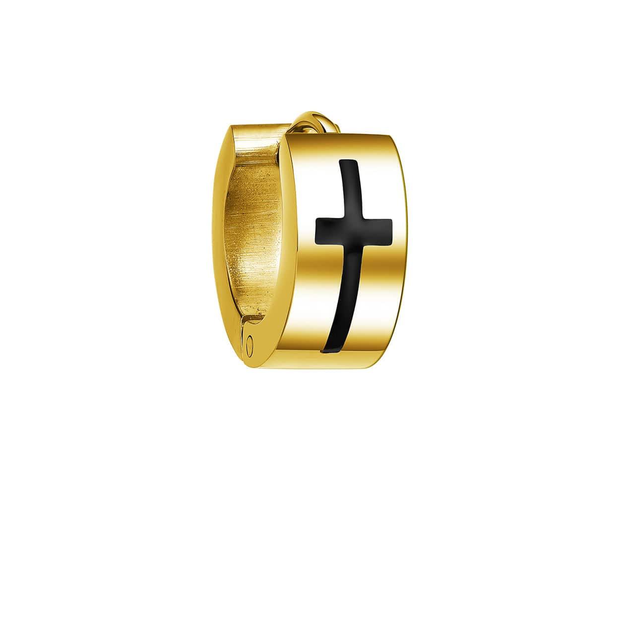 Cross deals ring earring