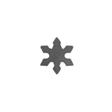 The Ninja Star Stud Earrings