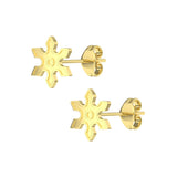 The Ninja Star Stud Earrings