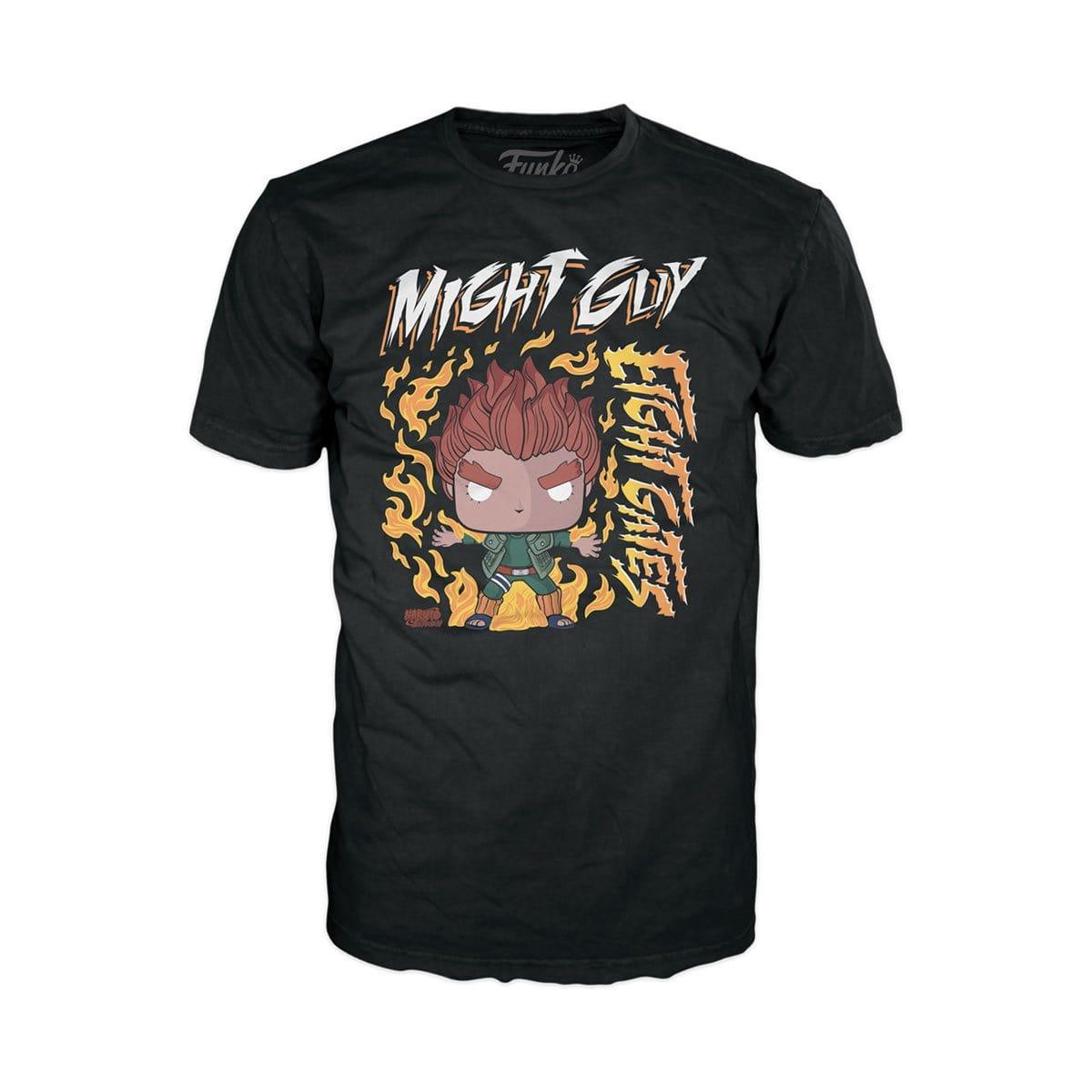 Naruto™ Might Guy (Eight Inner Gates) Adult Boxed Pop! T-Shirt Mister SFC