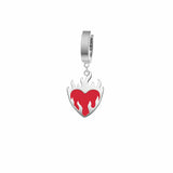 The Flaming Heart Earring