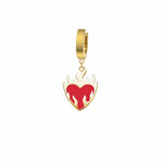 Mister Flaming Heart Earring Mister SFC