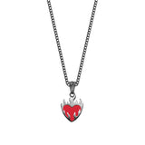 The Flaming Heart Necklace