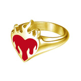 The Flaming Heart Ring