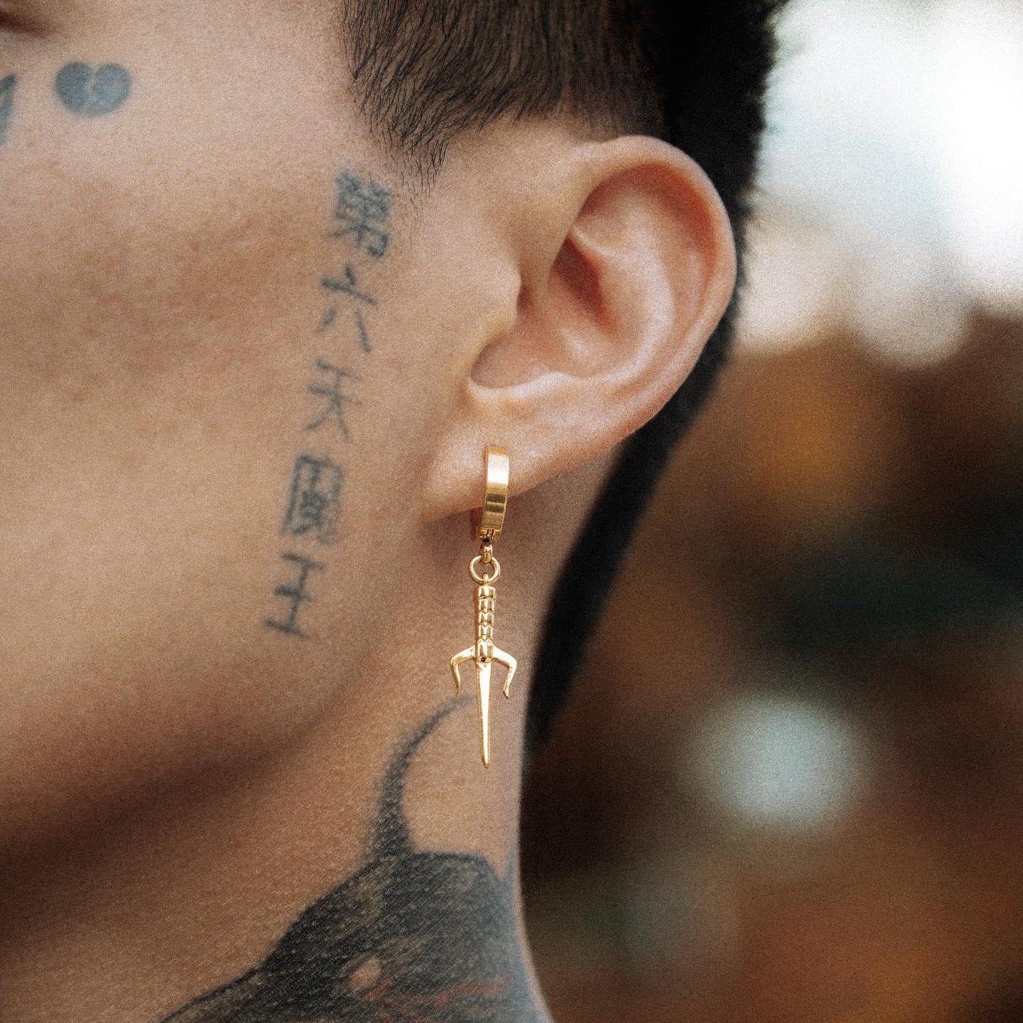 The Sai Earring, available in...