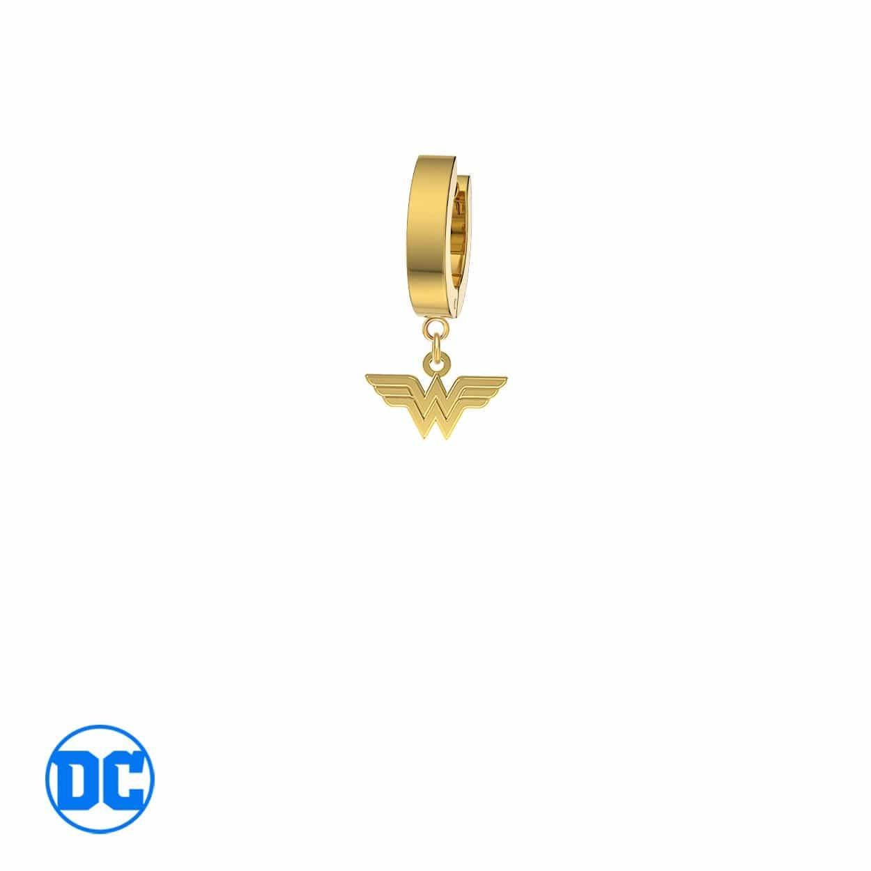 MISTERVERSE officially licensed Wonder Woman earrings in gold