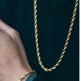 The Rope Chain - 3mm/24"/Gold