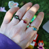 The Powerpuff Girls™ Trio Gem Rings
