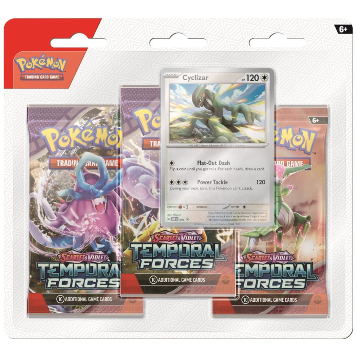 Pokemon™ Scarlet and Violet 5 Temporal Forces 3-Pack Blister