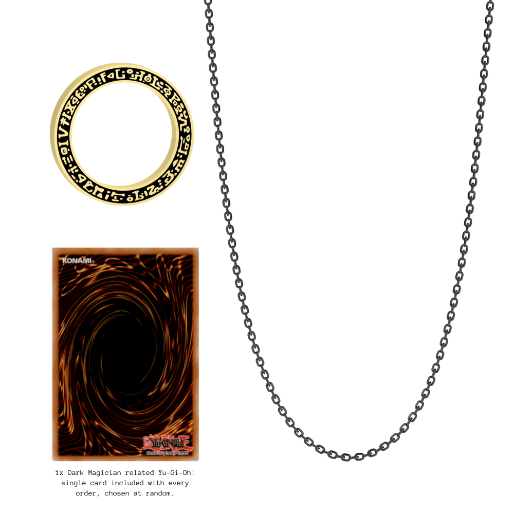 Yu-Gi-Oh!™ Dark Magical Circle Ring + Chain + Card  - 4th of July Exclusive Bundle
