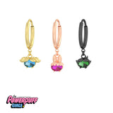 The Powerpuff Girls™ Trio Gem Hoop Earrings