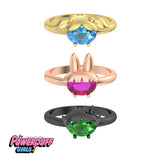 The Powerpuff Girls™ Trio Gem Rings