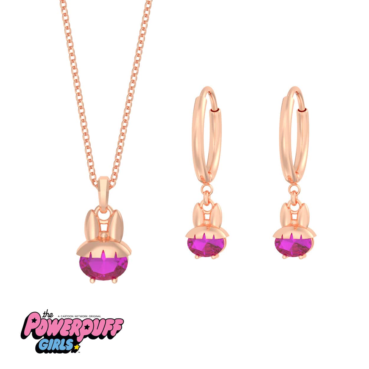 The Powerpuff Girls™ Earrings & Necklace Set