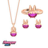 The Powerpuff Girls™ Earrings, Ring & Necklace Set