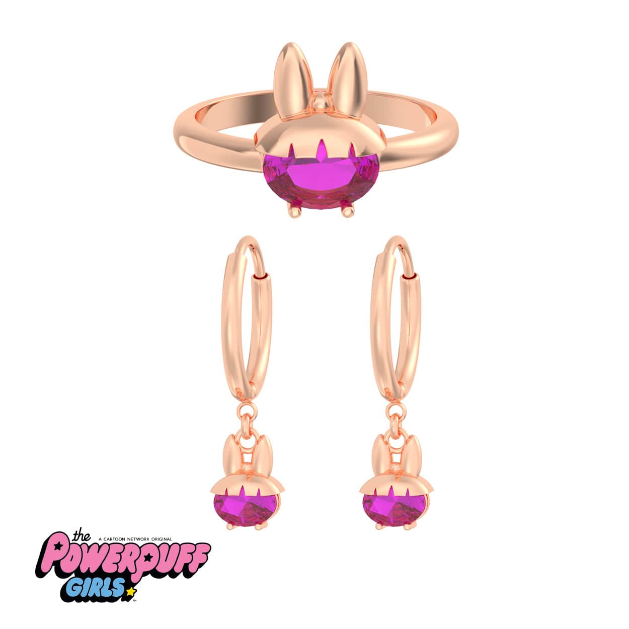 The Powerpuff Girls™ Earring & Ring Set