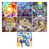 Battles of Legend: Glorious Gallery extended art card artwork, including Dragon Master Magia and Chaos Angel