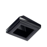CONNEX Tile · 1x1 Pyramid · Black - back