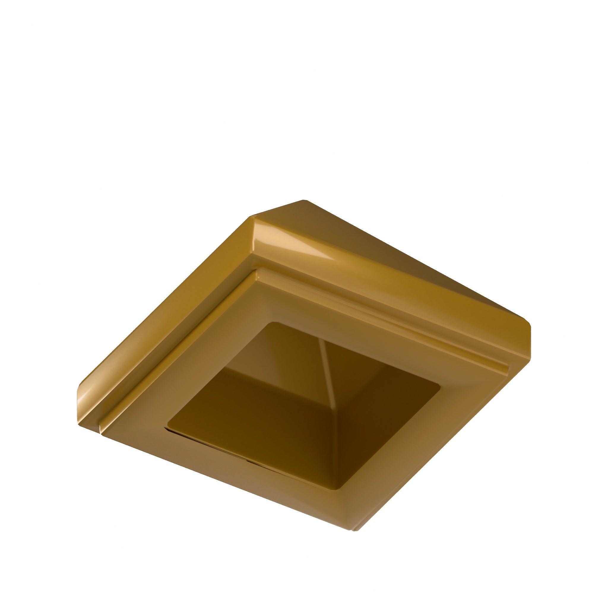 CONNEX Tile · 1x1 Pyramid · Pearl Gold - back