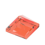 CONNEX Tile · 1x1 Pyramid · Trans Neon Orange - back