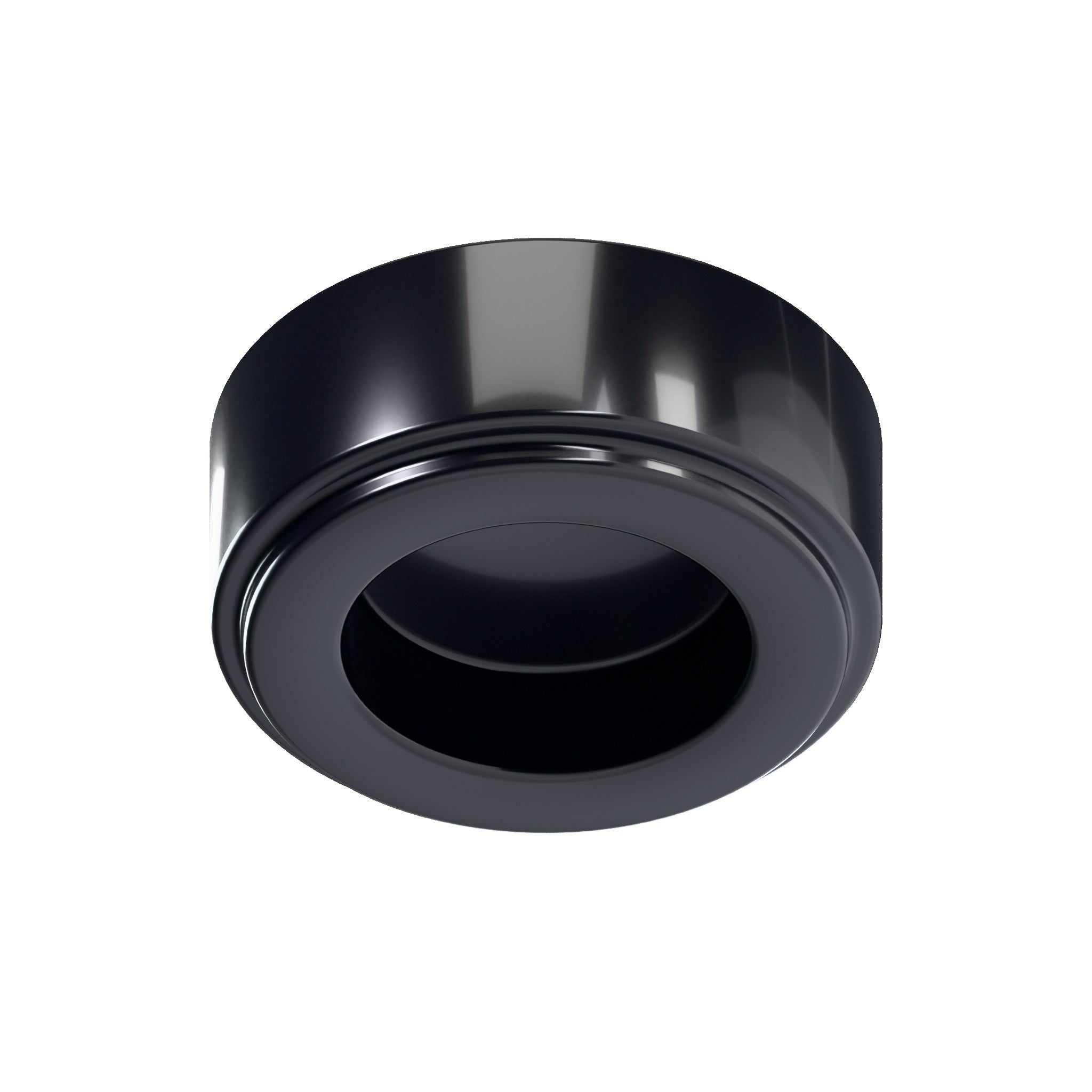 CONNEX Tile · 1x1 Round · Black - back