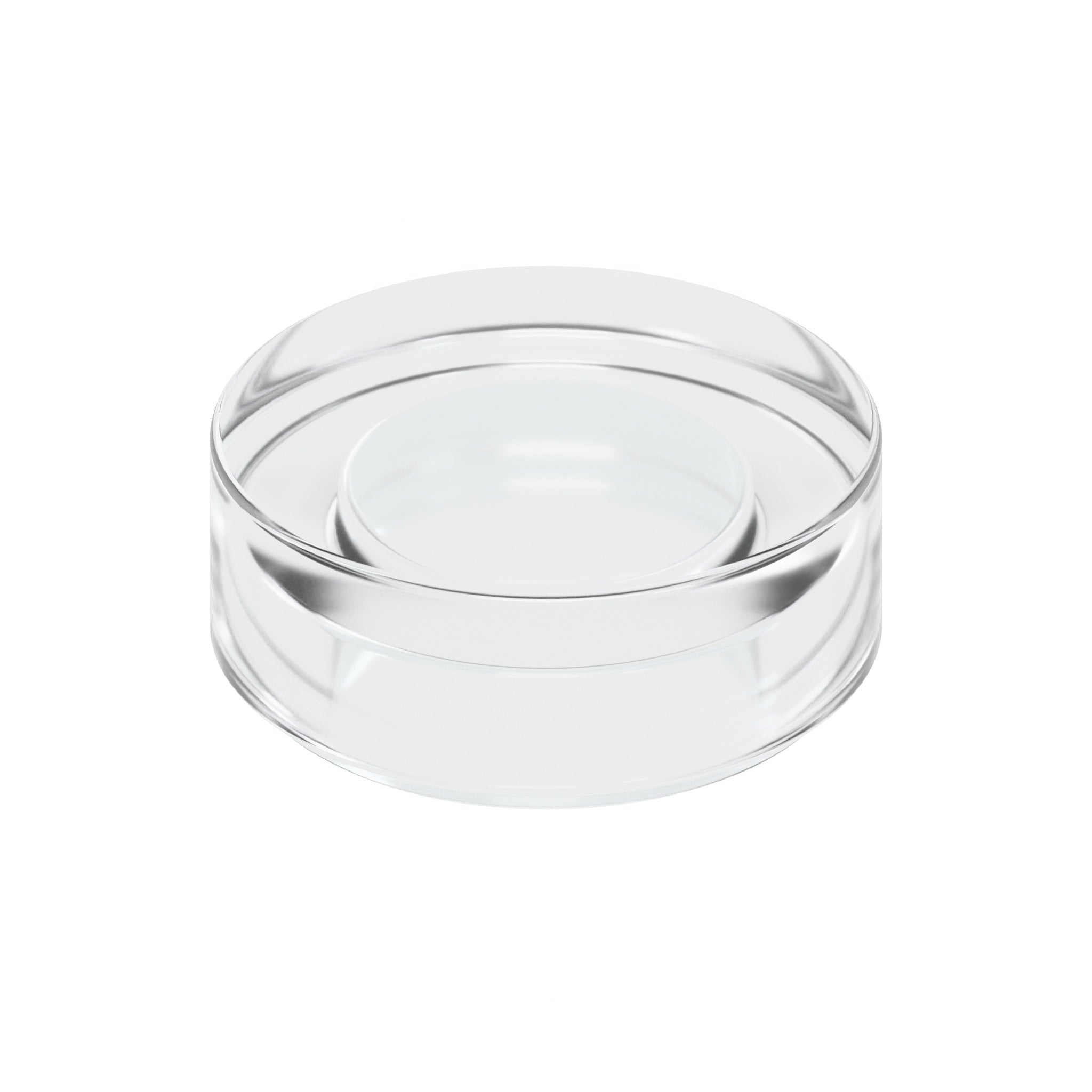 CONNEX Tile · 1x1 Round · Clear - front