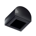 CONNEX Tile · 1x1 Curved Slope · Black - back