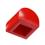 CONNEX Tile · 1x1 Curved Slope · Red - back