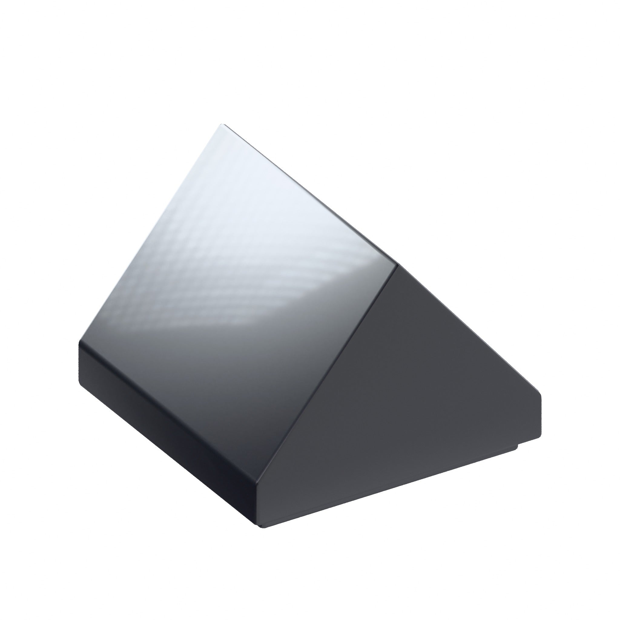 CONNEX Tile · 1x1 Double Slope · Black - front
