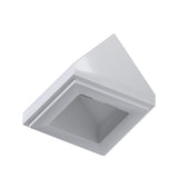 CONNEX Tile · 1x1 Double Slope · White - back