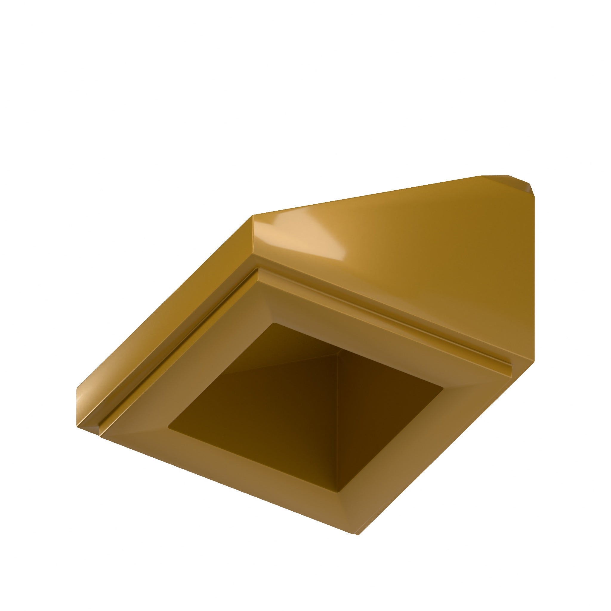 CONNEX Tile · 1x1 Slope · Pearl Gold - back
