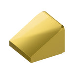 CONNEX Tile · 1x1 Slope · Metallic Gold - front