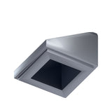 CONNEX Tile · 1x1 Slope · Metallic Silver - back