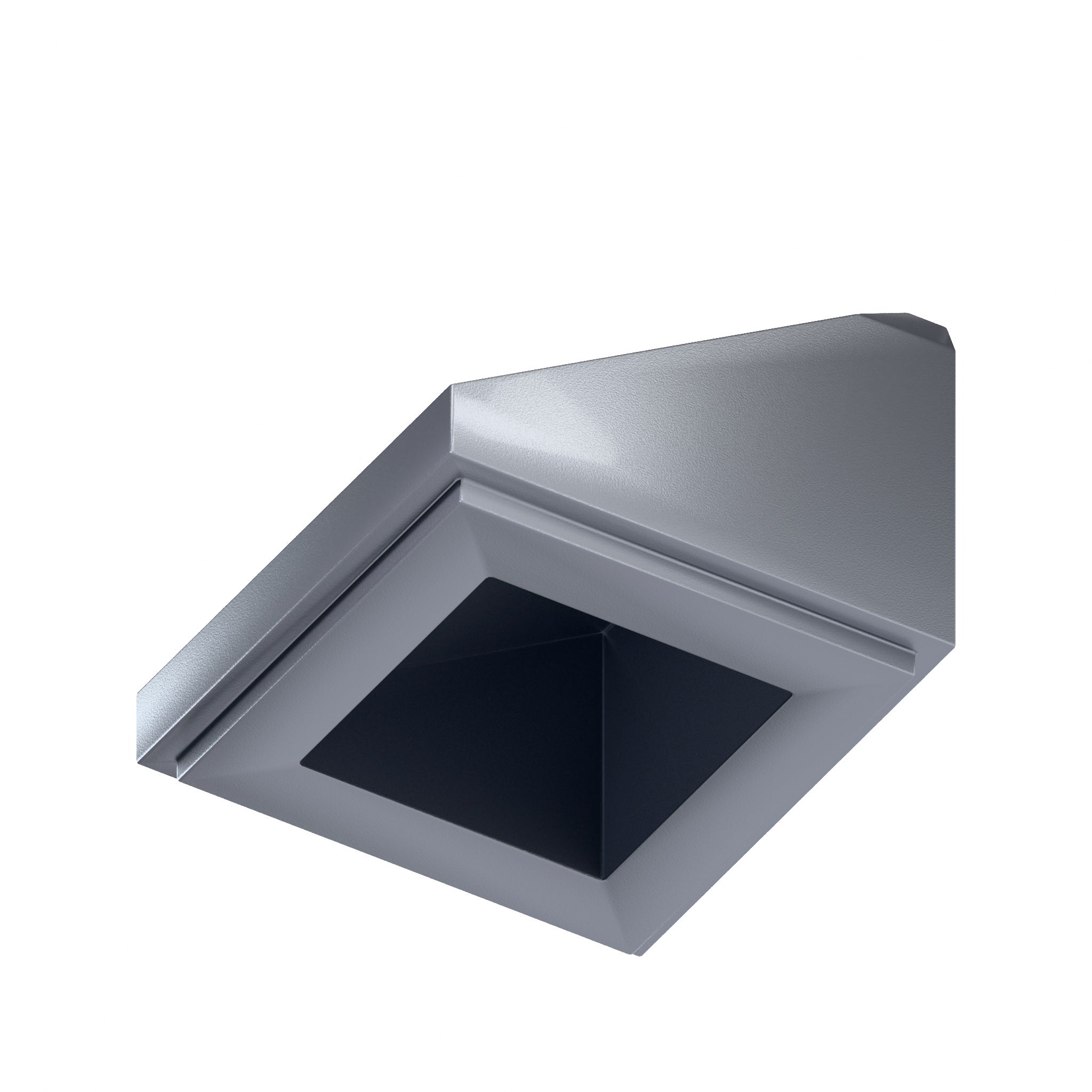 CONNEX Tile · 1x1 Slope · Metallic Silver - back