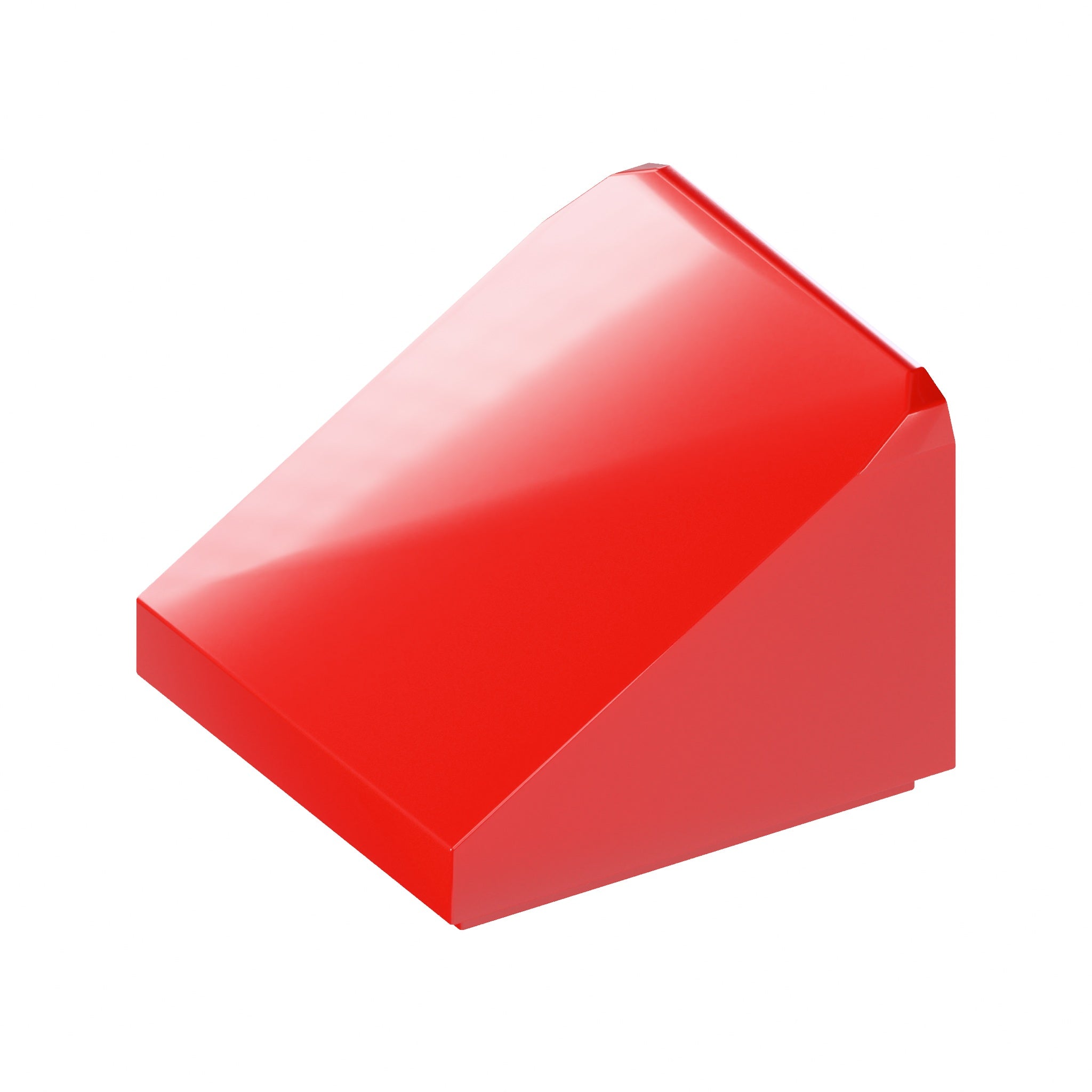 CONNEX Tile · 1x1 Slope · Red - front