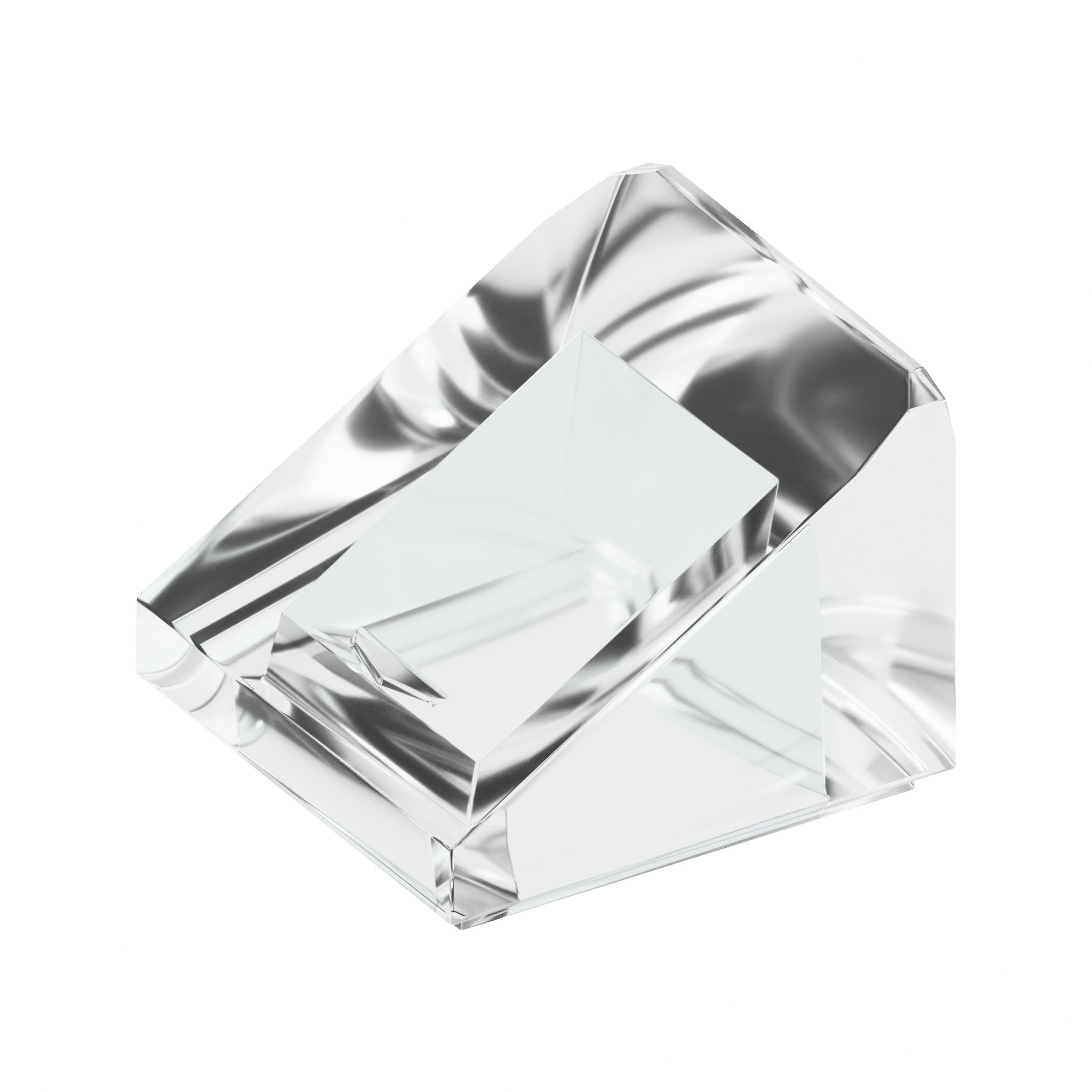 CONNEX Tile · 1x1 Slope · Clear - front