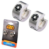 Star Wars™  Imperial Cog Logo Huggie Earrings