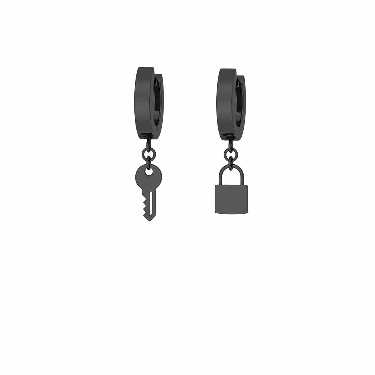 Mister Lock & Key Earrings