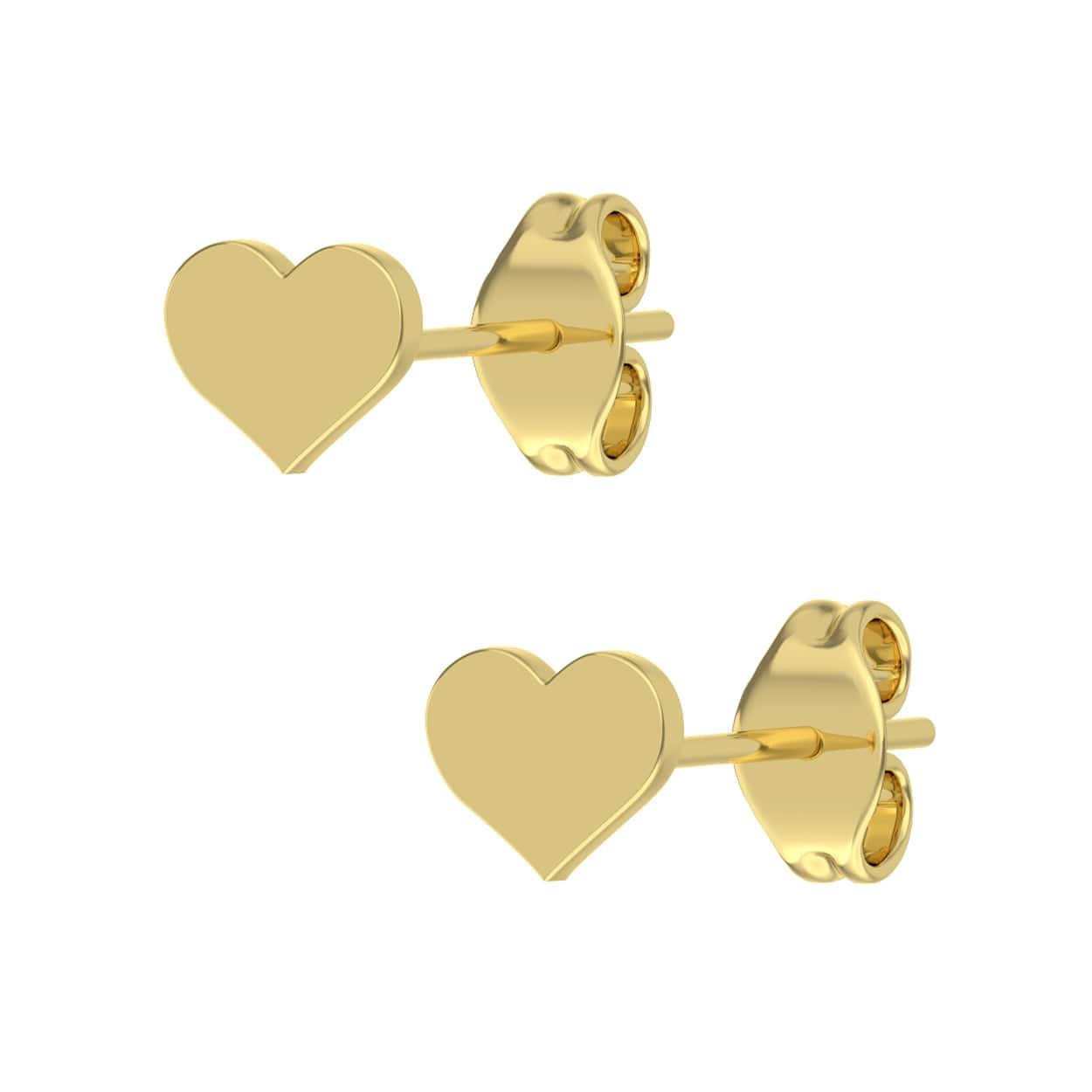 The Micro Heart Stud Earring