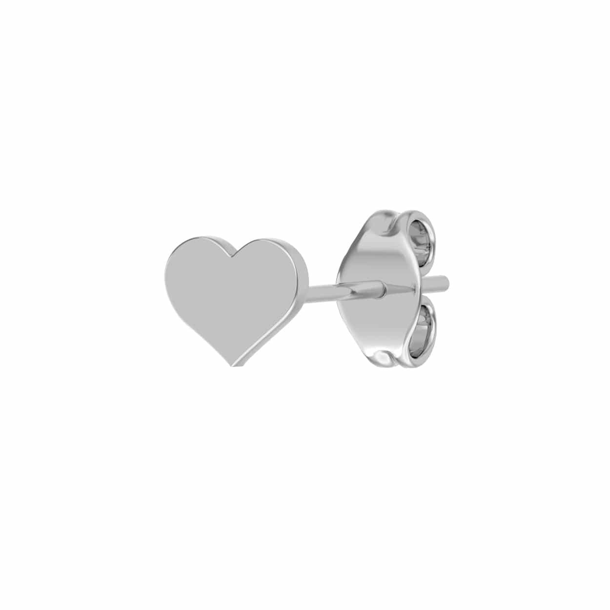 Mister Micro Heart Stud Earring