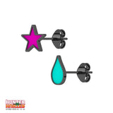 Hunter X Hunter™ Hisoka Star & Tear Stud Earrings