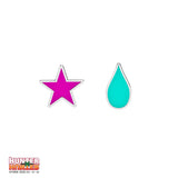 Hunter X Hunter™ Hisoka Star & Tear Stud Earrings