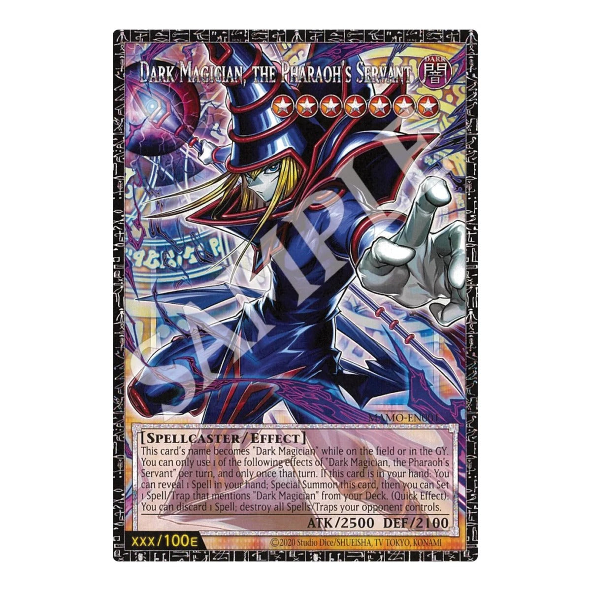Dark Magician, the Pharaoh's Servant Grand Master Rare from Magnificent Monsters