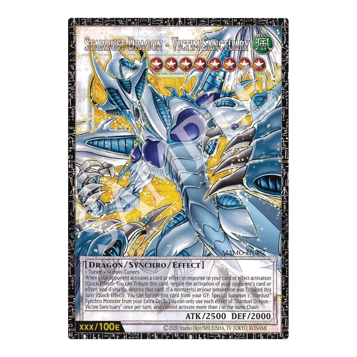 Stardust Dragon - Victim Sanctuary Grand Master Rare from Magnificent Monsters