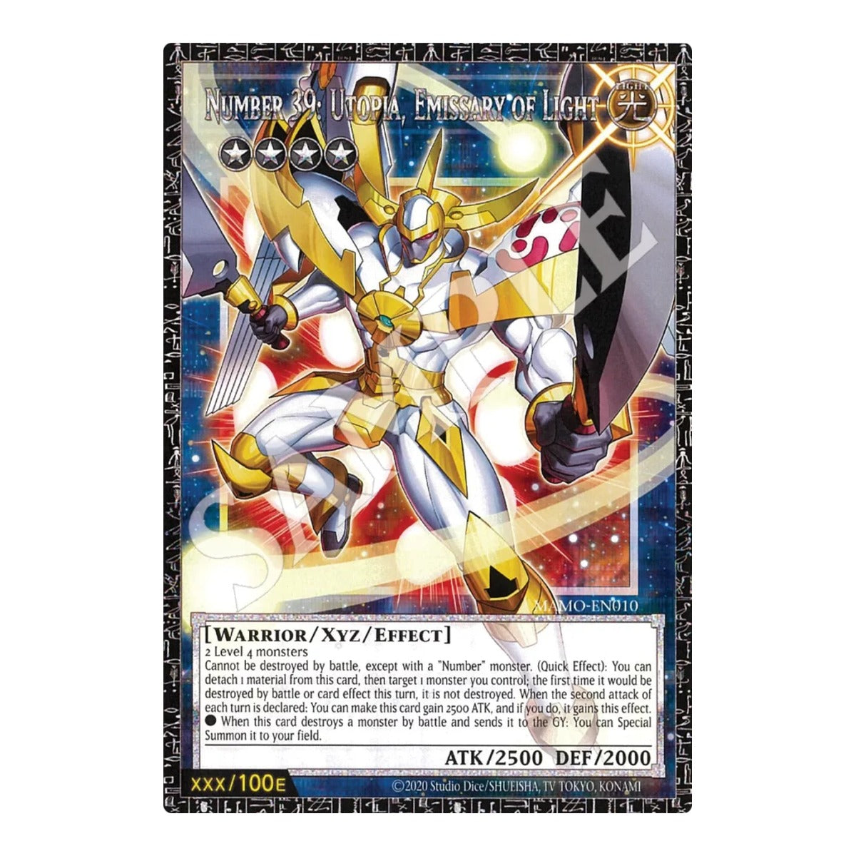 Number 39: Utopia, Emissary of Light Grand Master Rare from Magnificent Monsters