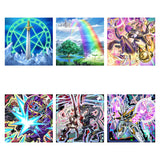 Magnificent Monsters new card artwork including Orichalcos Sword of Sealing and Rainbow Bridge Bifrost