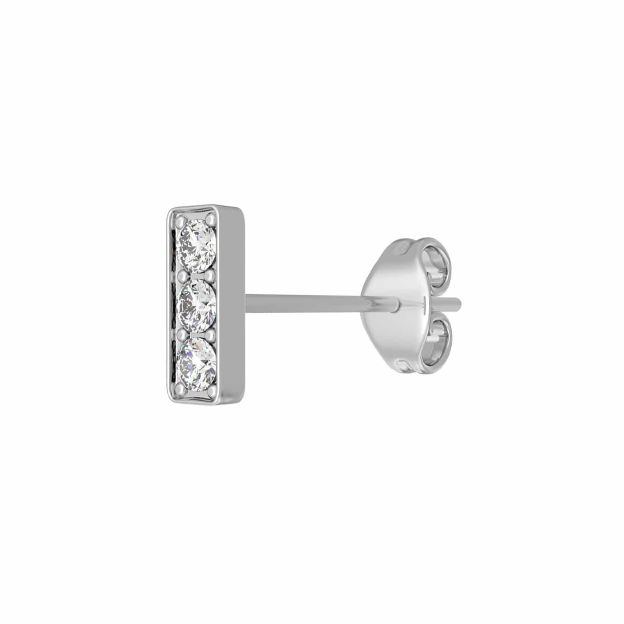 Mister Gem Bar Stud Earring