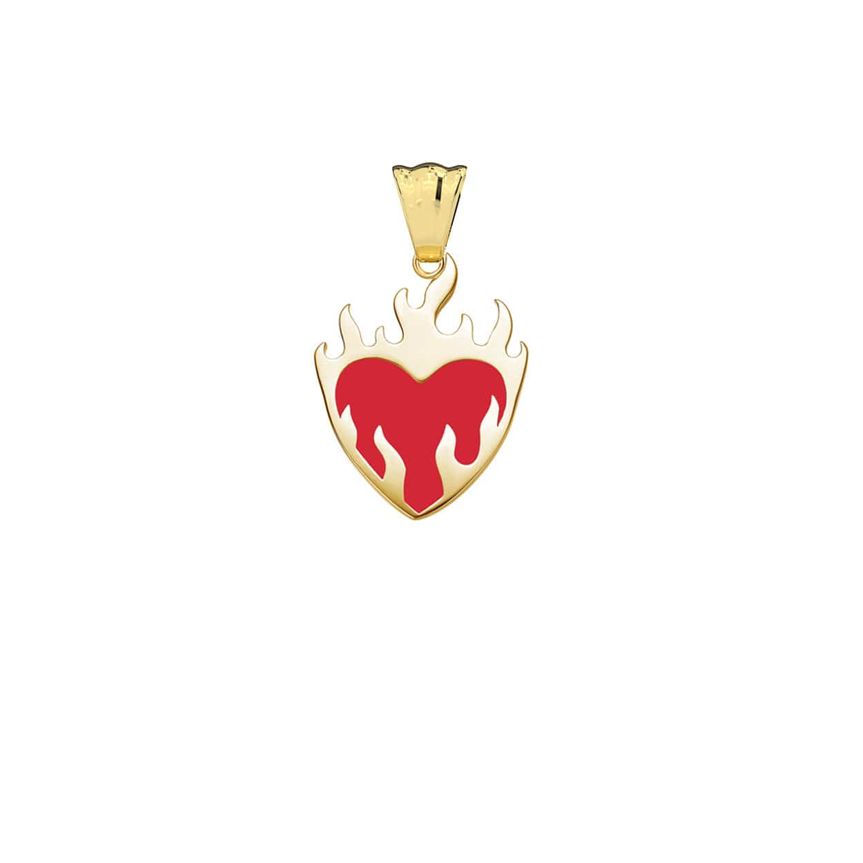 The Flaming Heart Pendant